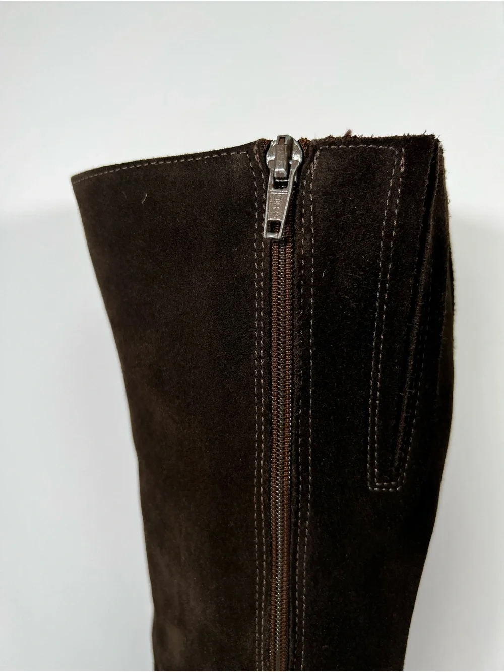 La Canadienne Polly Boots Women's 7.5 Brown Suede Knee High Waterproof Block
